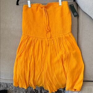 Wild Fable strapless romper/coverup